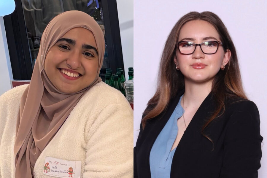 Portraits of Sidra Ali and Nicole McCormack