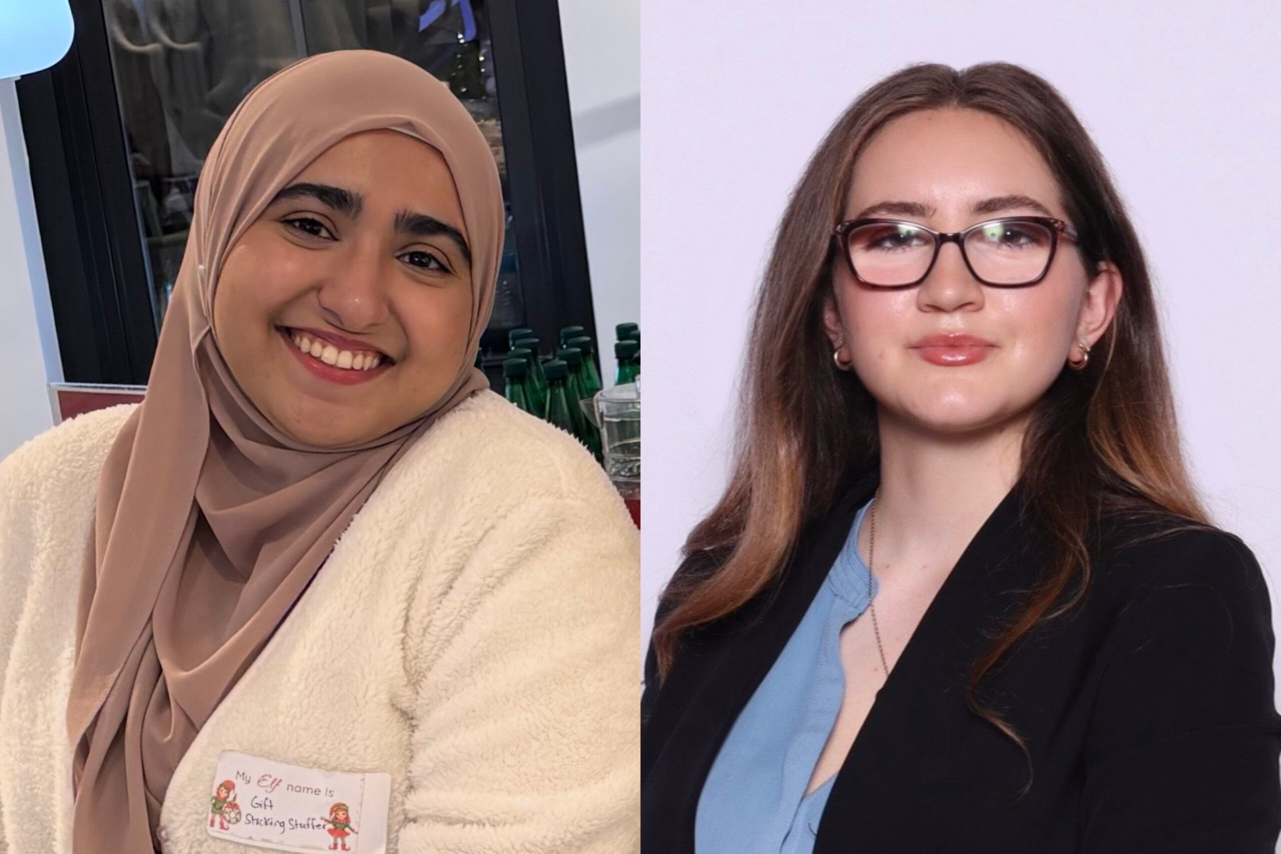 Portraits of Sidra Ali and Nicole McCormack