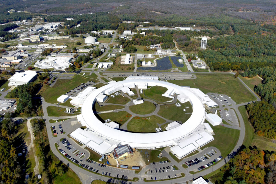 Aerial view of Brookhaven National Laboratory