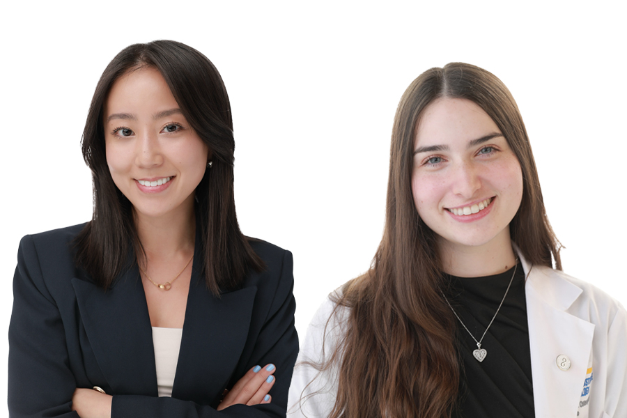 Portraits of Rachel Lee and Sarah Landman