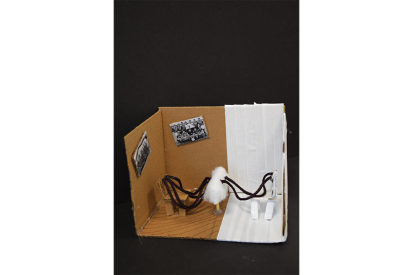 cardboard, string, paper, wire