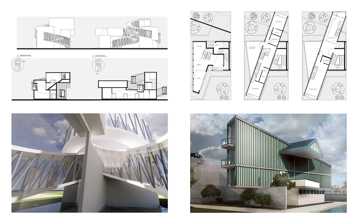 Elevations, Sections, Floor Plans and Renderings