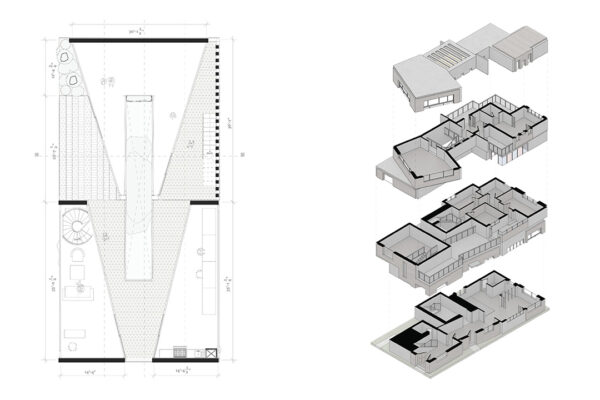 Floor Plan and Pull-Apart Axonometric