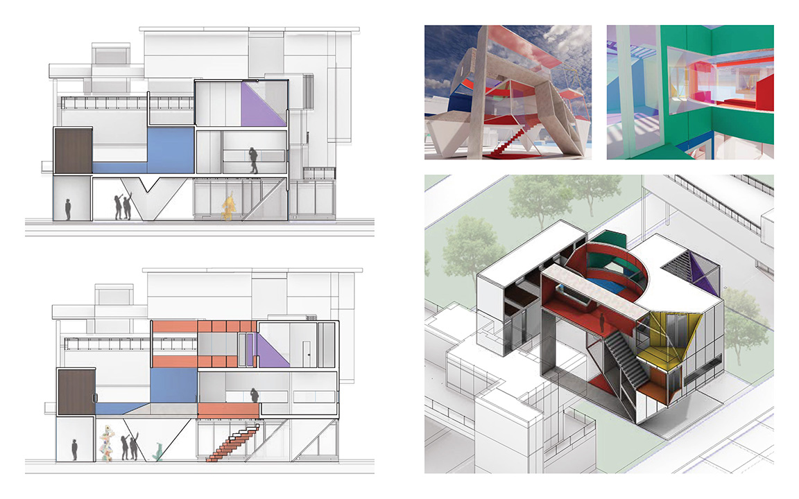 Sections, Perspectives and Axonometric
