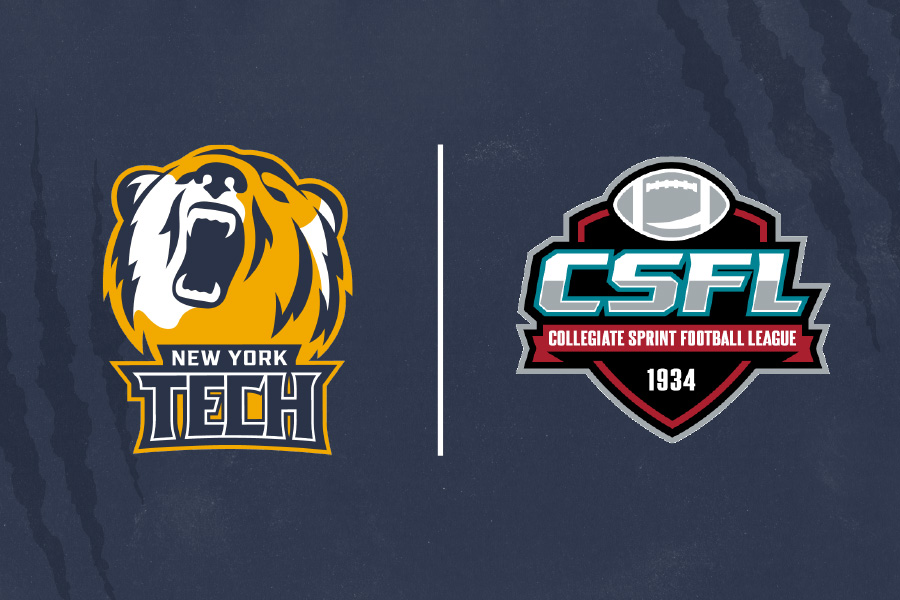 New York Tech Bears and CSFL logos