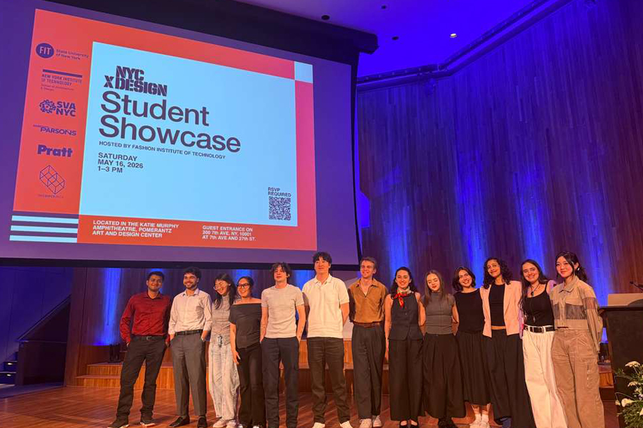 Group of New York Tech students