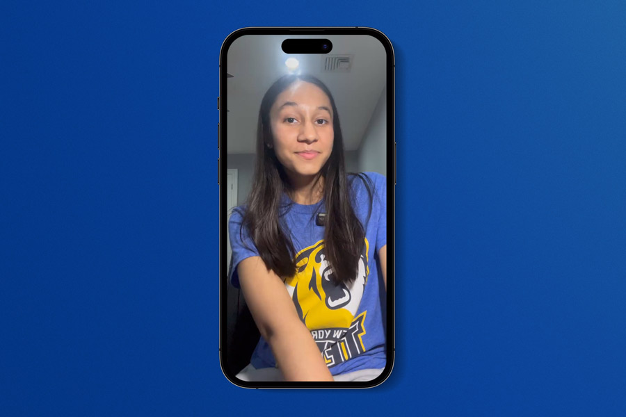 Devjja Joshi Video Preview on an iPhone