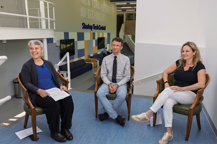 Dr. Nicole Wadsworth, Dr. Milan Toma, and Dr. Joanne Donoghue.