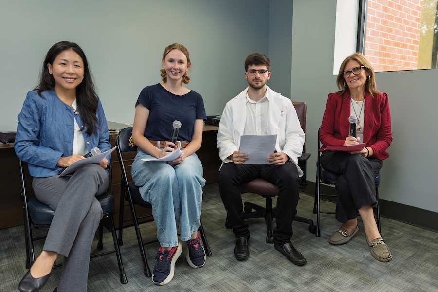 Connie Rim, Sarah Gerard, Anthony Pantaleo, Dr. Karen Sheflin