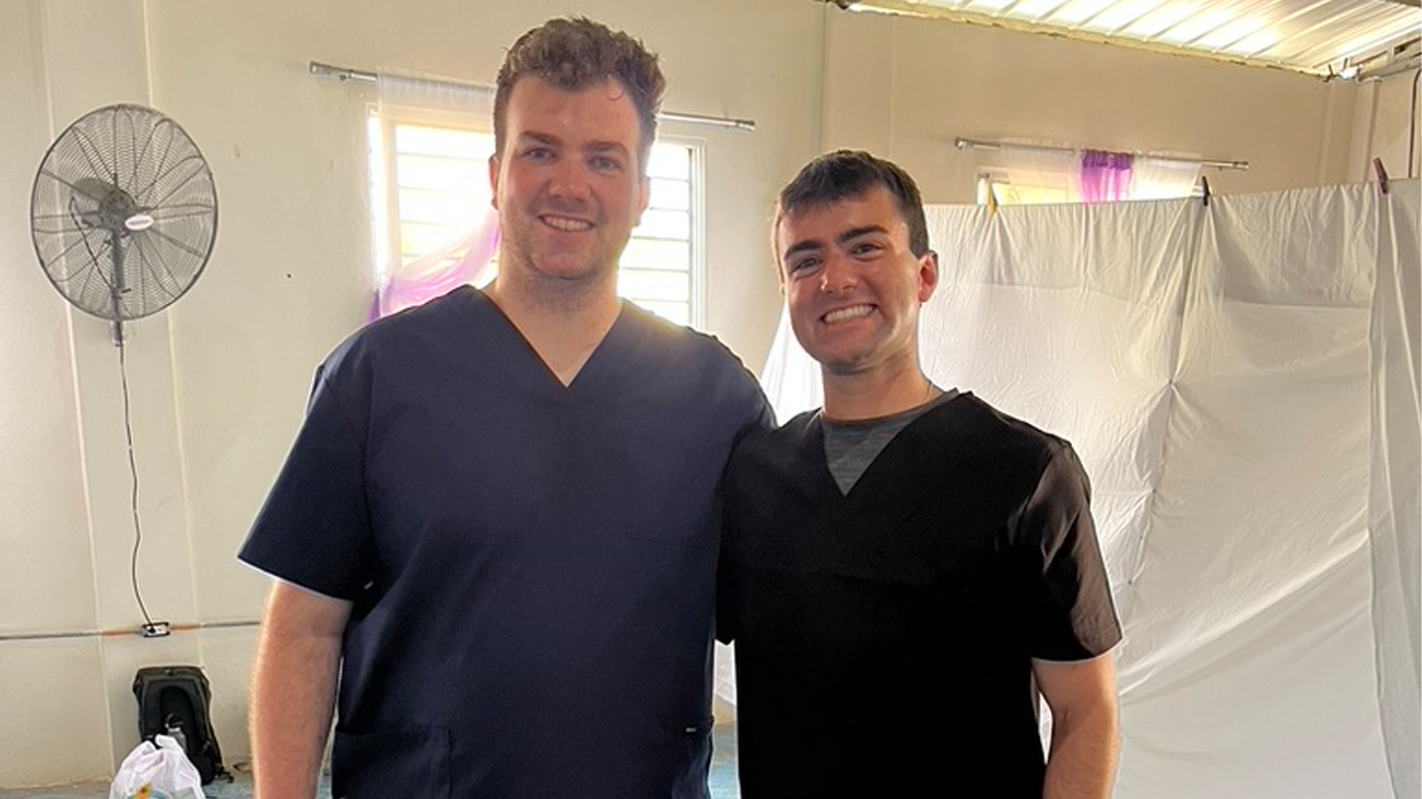 Photo of Joseph Daly and Christopher Pantelias