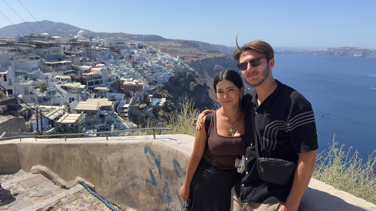 Photo of Maria Paula Navarrette Bernal and Maciej Karwowski